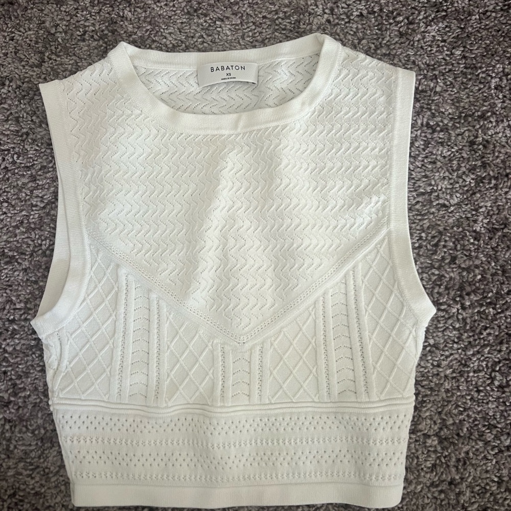 Aritzia babaton pointelle tank - XS